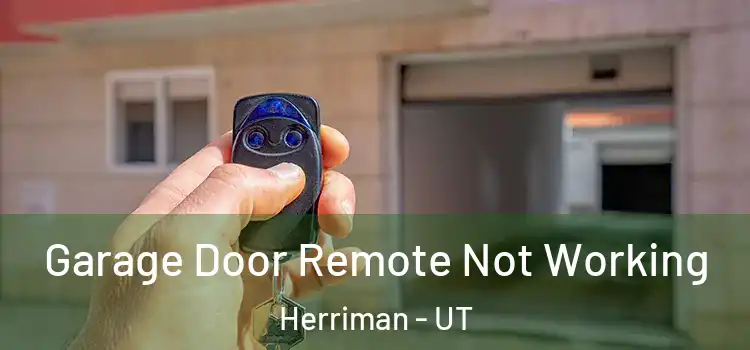  Garage Door Remote Not Working Herriman - UT