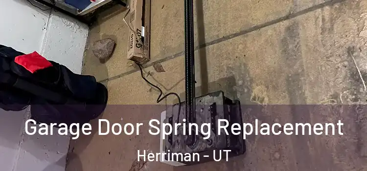  Garage Door Spring Replacement Herriman - UT
