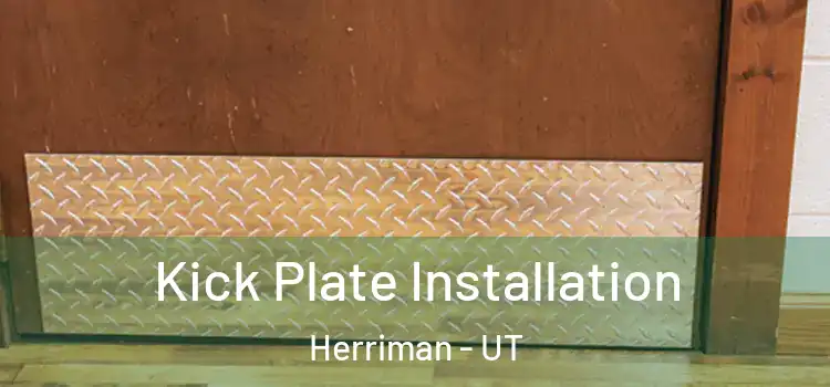  Kick Plate Installation Herriman - UT